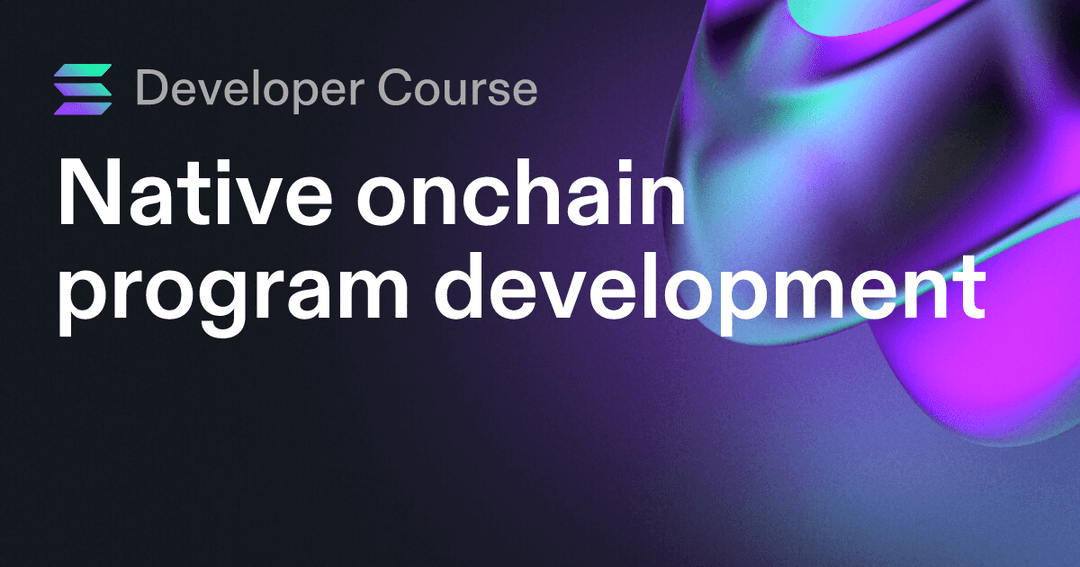 Native onchain program development