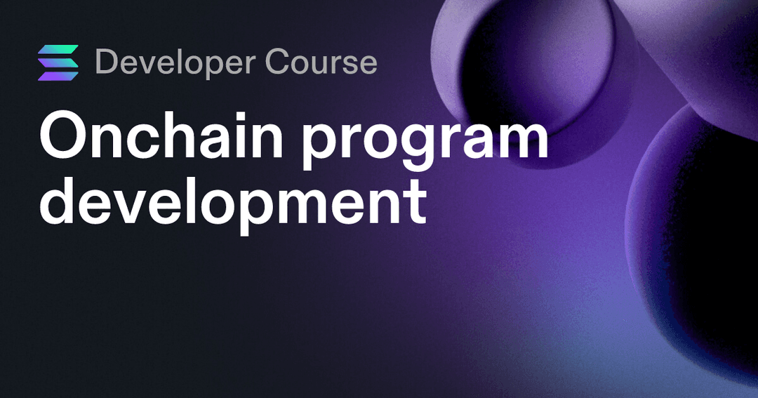 Onchain program development